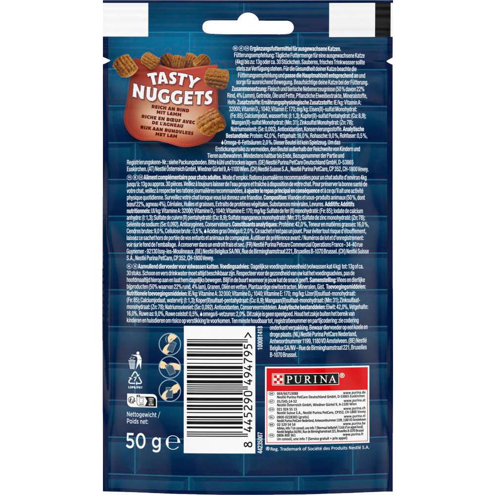 Produktabbildung Felix Katzen-Nassfutter Tasty Nuggets Rind&Lamm