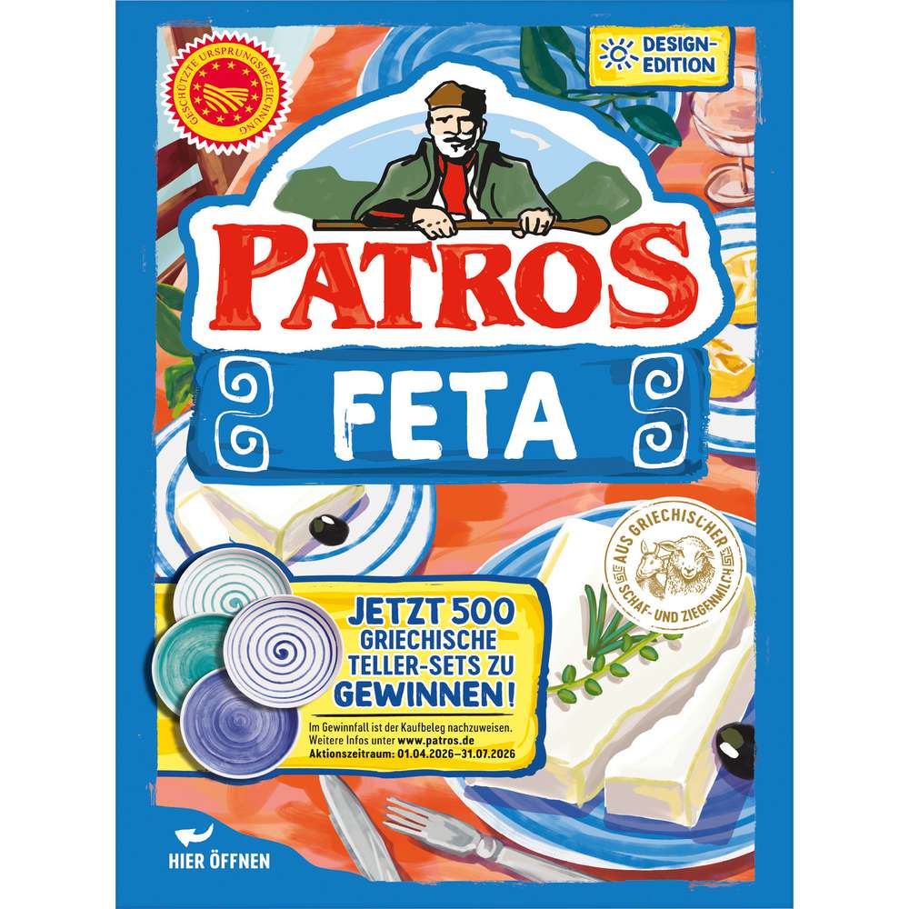 Produktabbildung Patros Feta aus griechischer Schafsmilch, Original