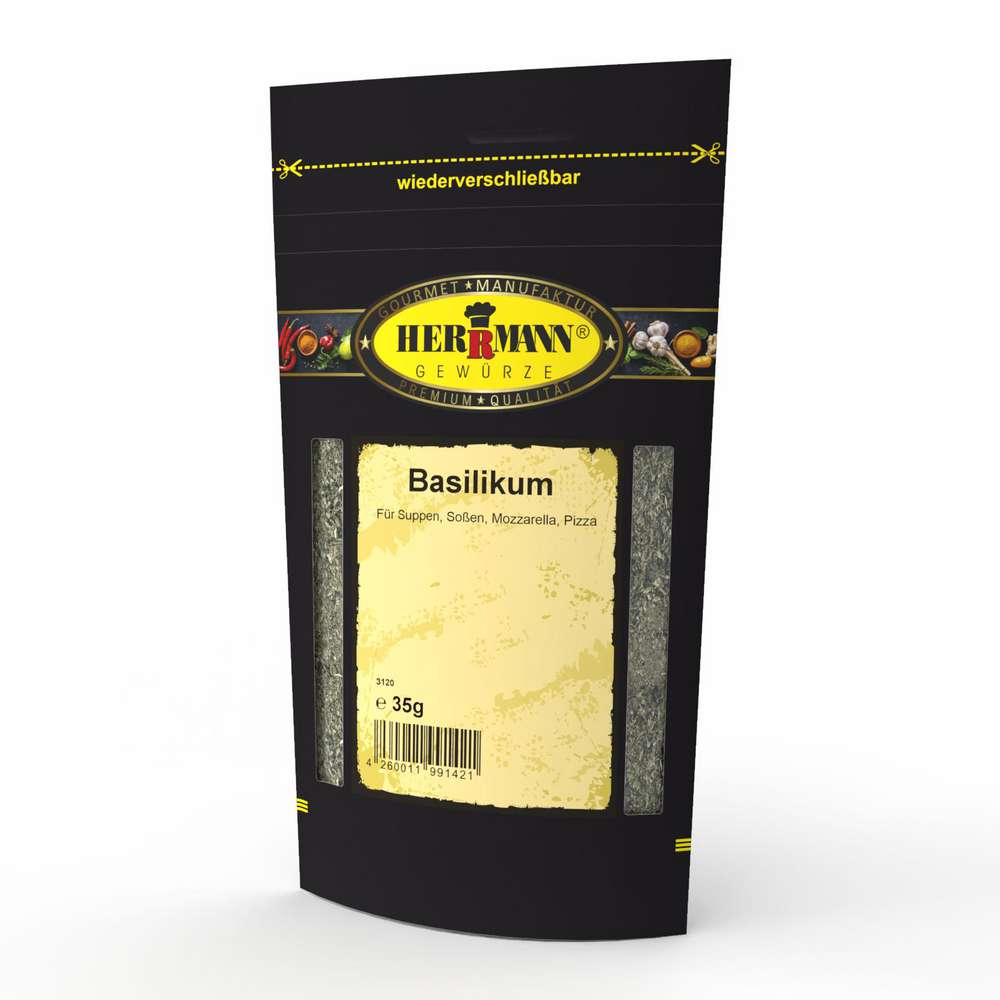 Produktabbildung Herrmann Gewürze Basilikum 