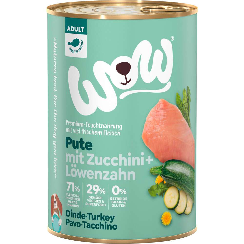 Produktabbildung WoW Hunde-Nassfutter, Pute