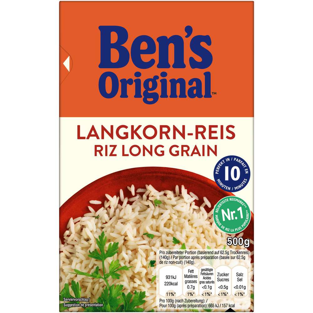 Produktabbildung BEN'S ORIGINAL Original 10min Langkornreis, lose