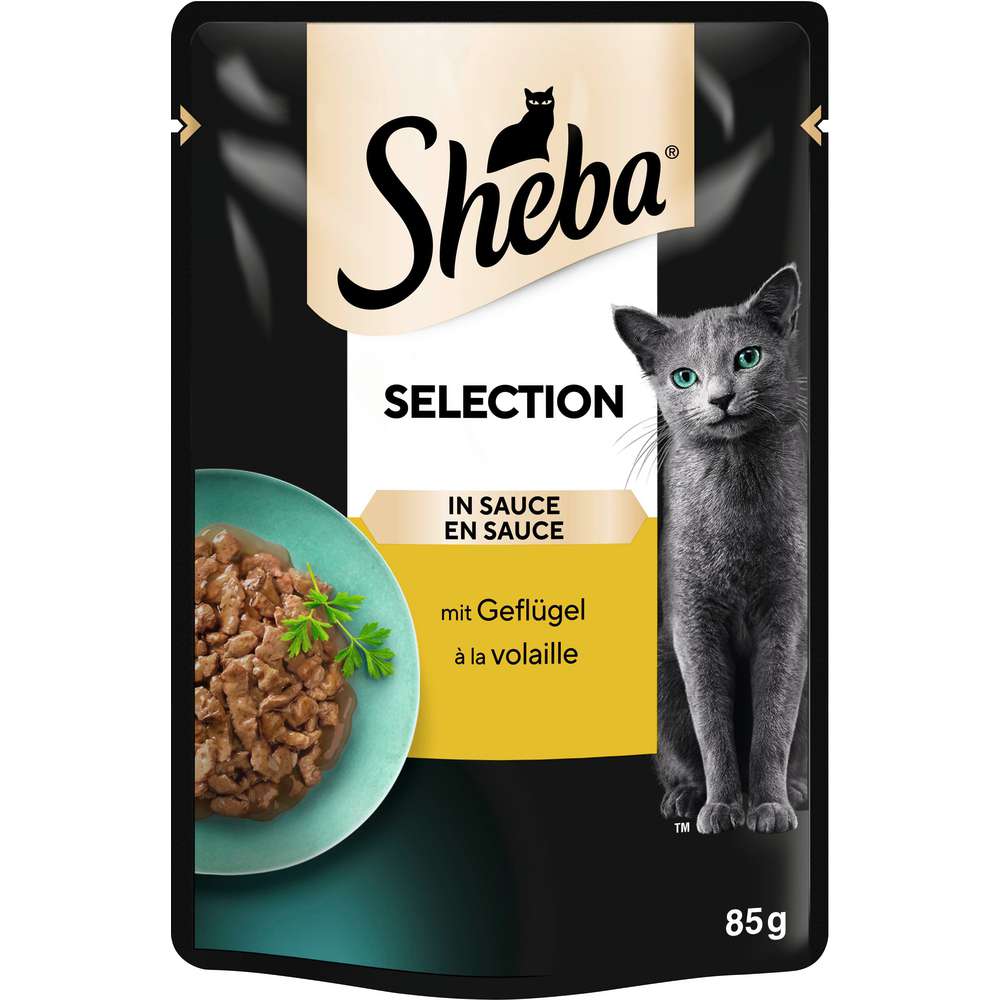 Produktabbildung Sheba Selection Katzennassfutter Geflügel in Sauce