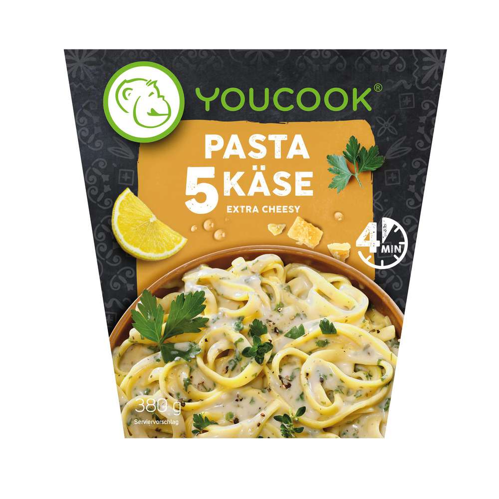Produktabbildung Youcook Pasta 5-Käse