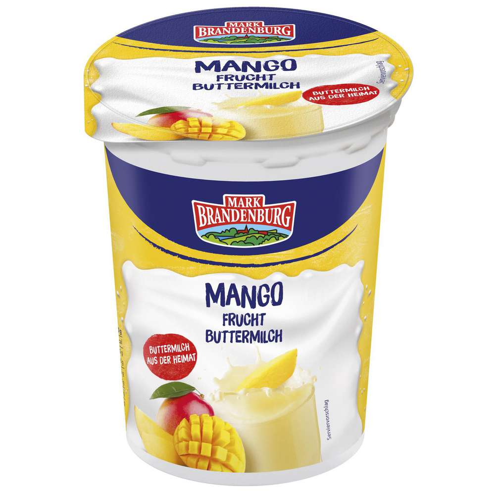 Produktabbildung Mark Brandenburg Fruchtbuttermilch Mango