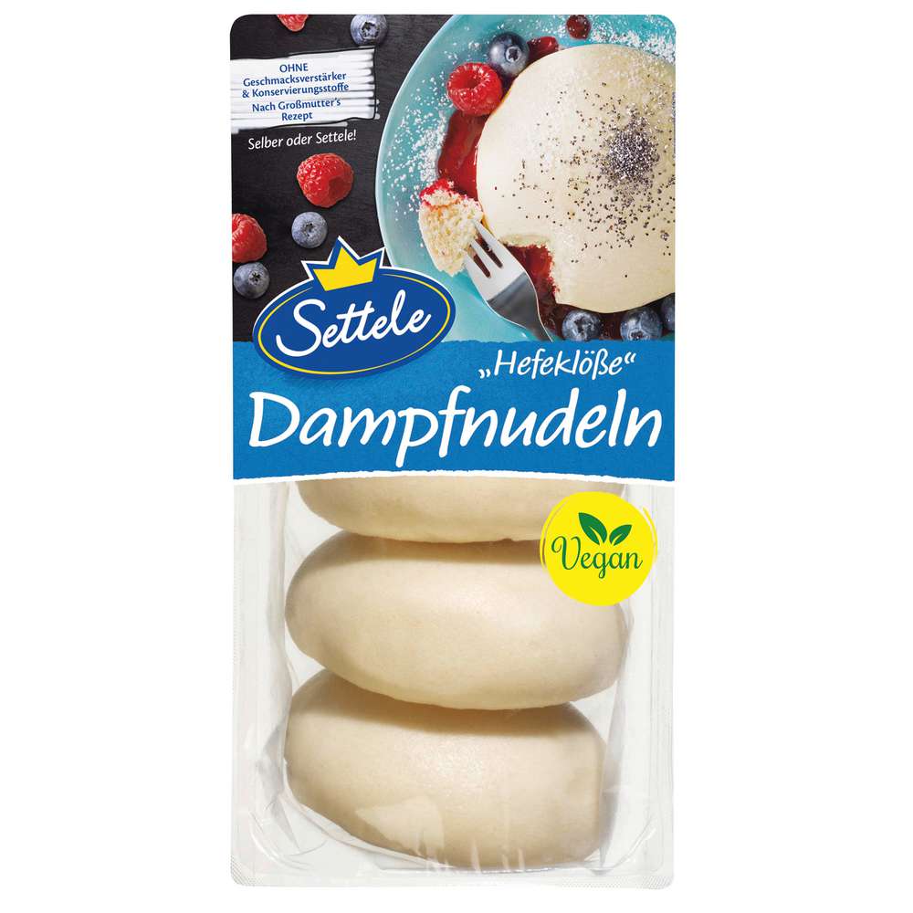 Produktabbildung Settele Dampfnudeln