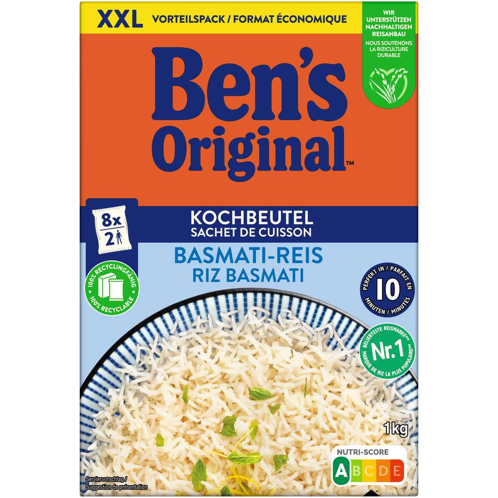 Produktabbildung BEN'S ORIGINAL Basmati Reis im Kochbeutel