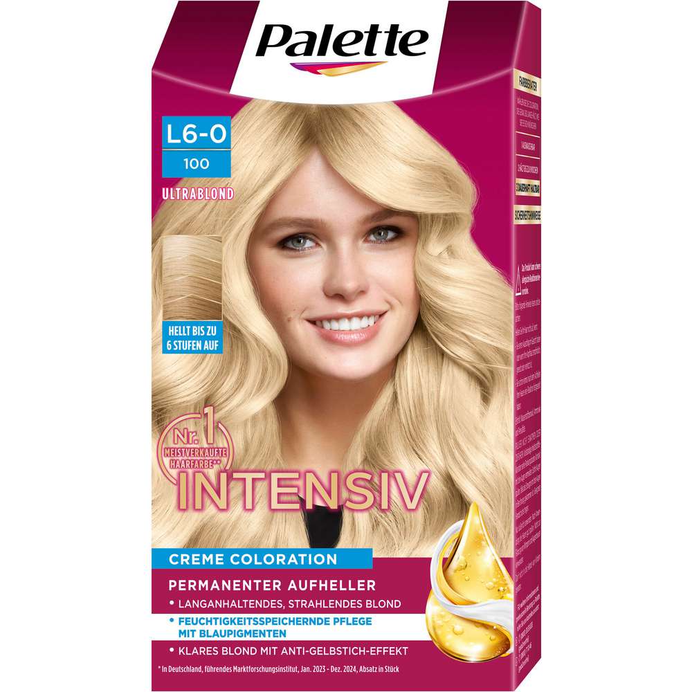 Produktabbildung Poly Palette Haarfarbe Creme Coloration, 100 Ultrablond