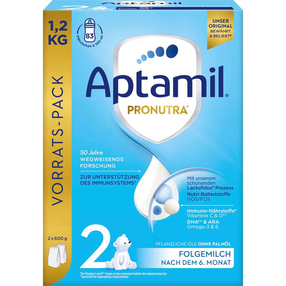 Produktabbildung Aptamil Pronatura Folgemilch 2