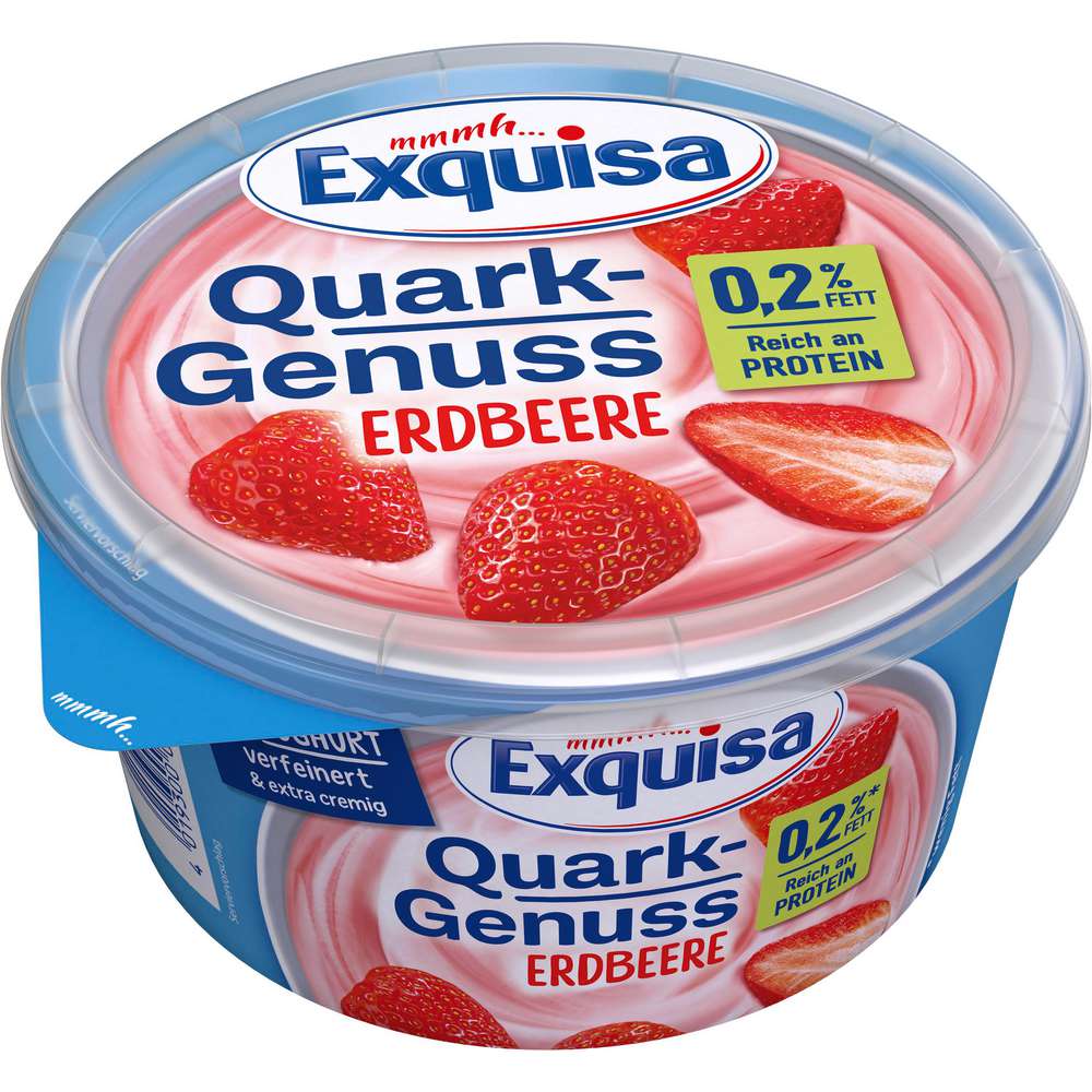 Produktabbildung Exquisa Quark Genuss, Erdbeere