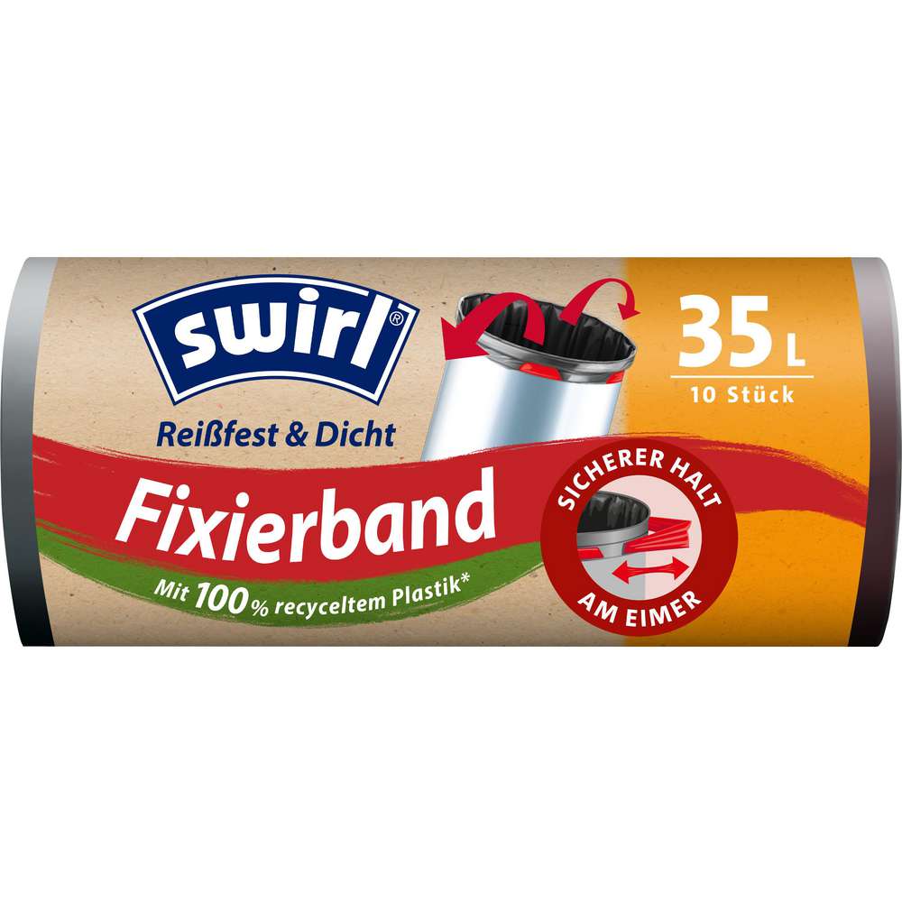 Produktabbildung Swirl Fixierband-Müllbeutel, 35l