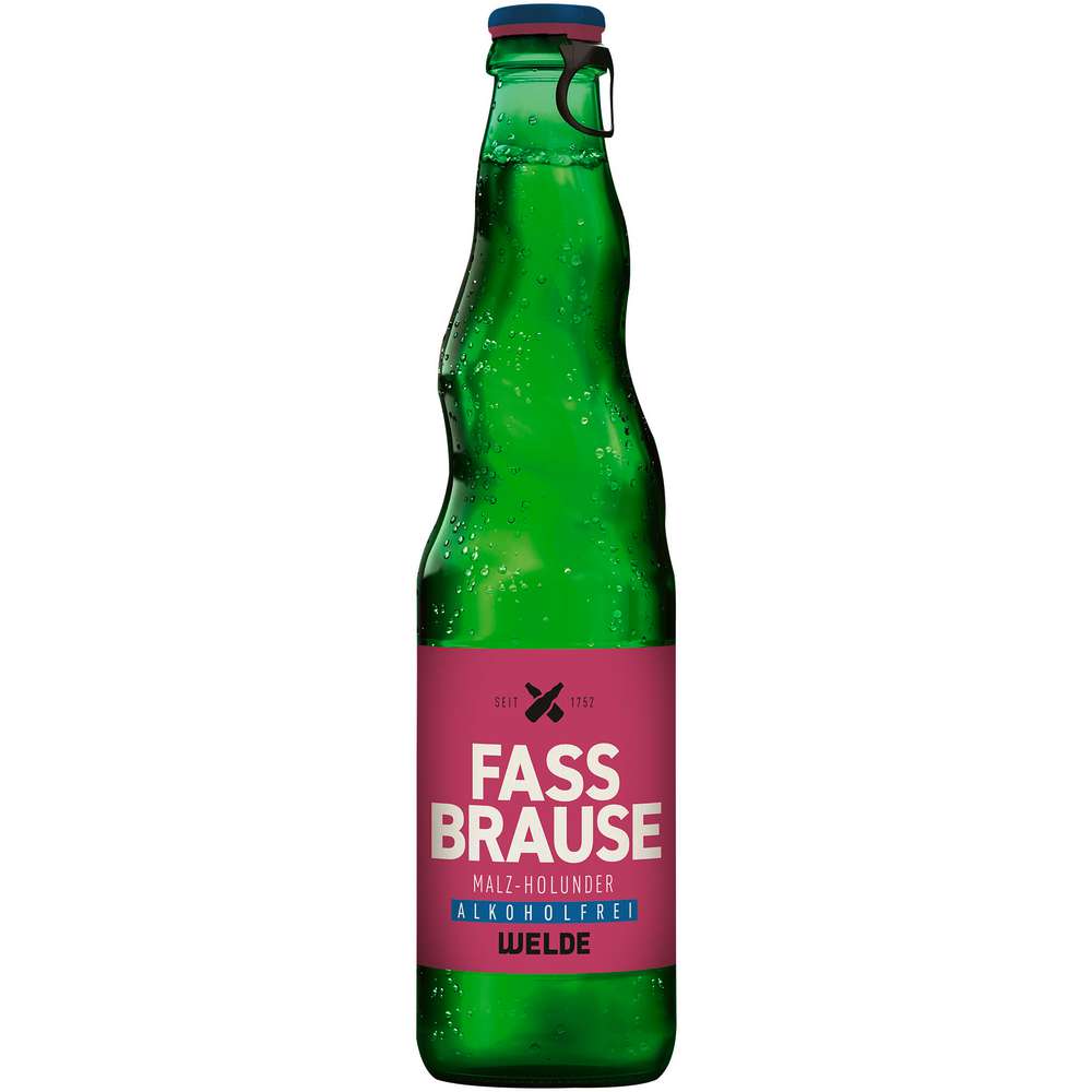Produktabbildung Welde Fassbrause Malz-Holunder, alkoholfrei