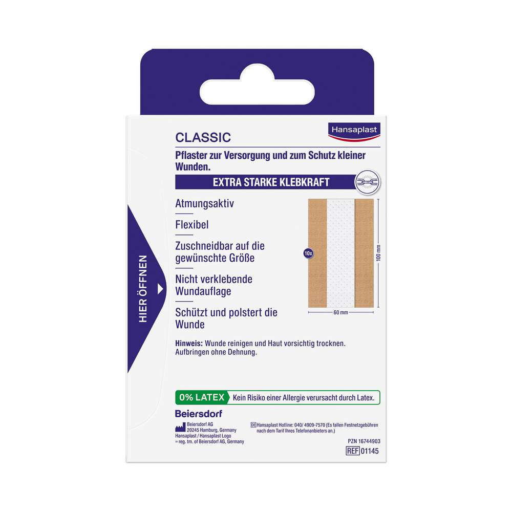 Produktabbildung Hansaplast Pflaster, Classic