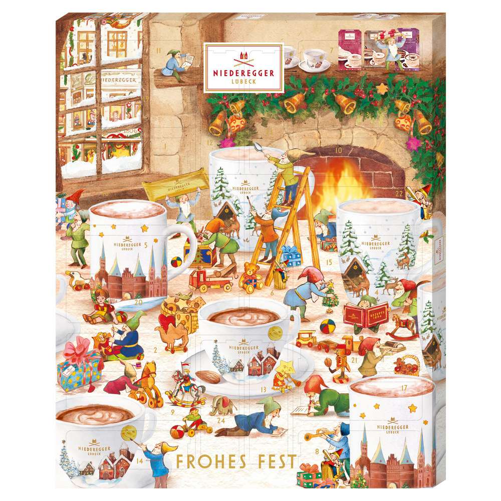 Produktabbildung Niederegger Adventskalender Heißgetränke