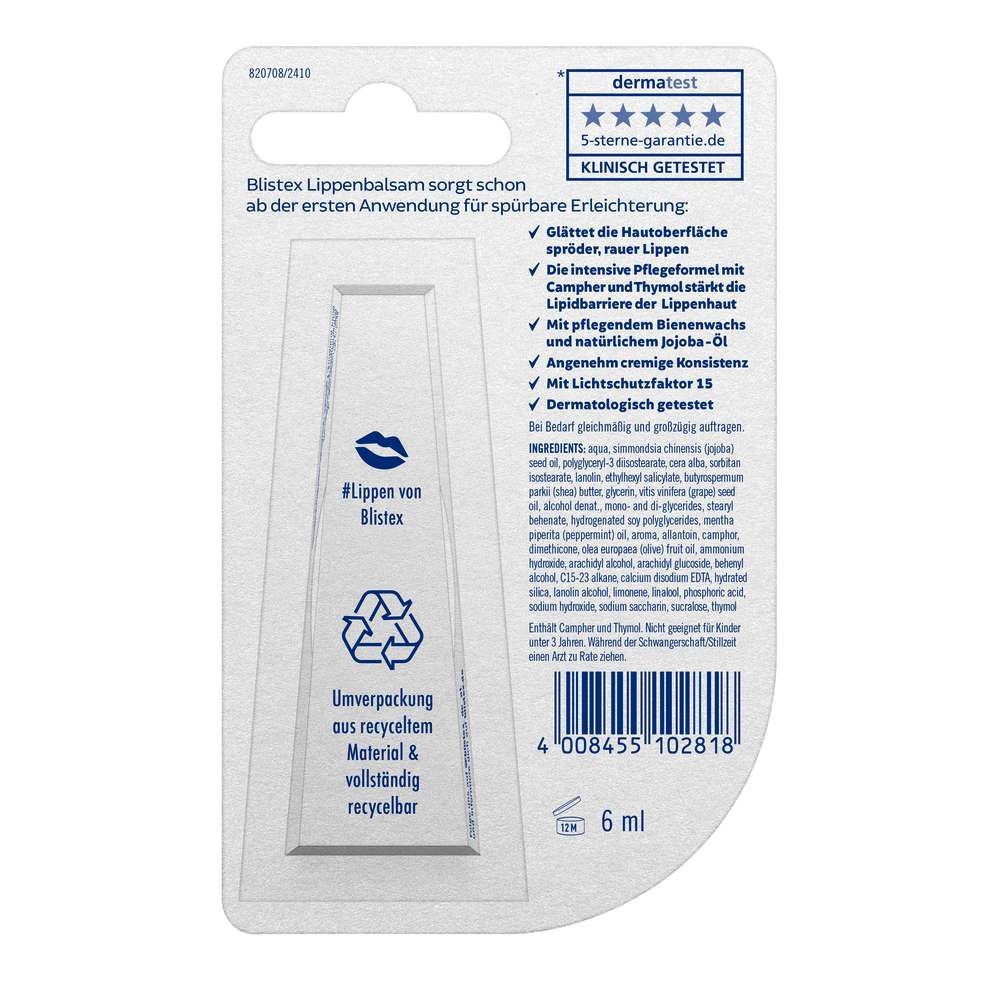 Produktabbildung Blistex Lippenbalsam Repair & Care