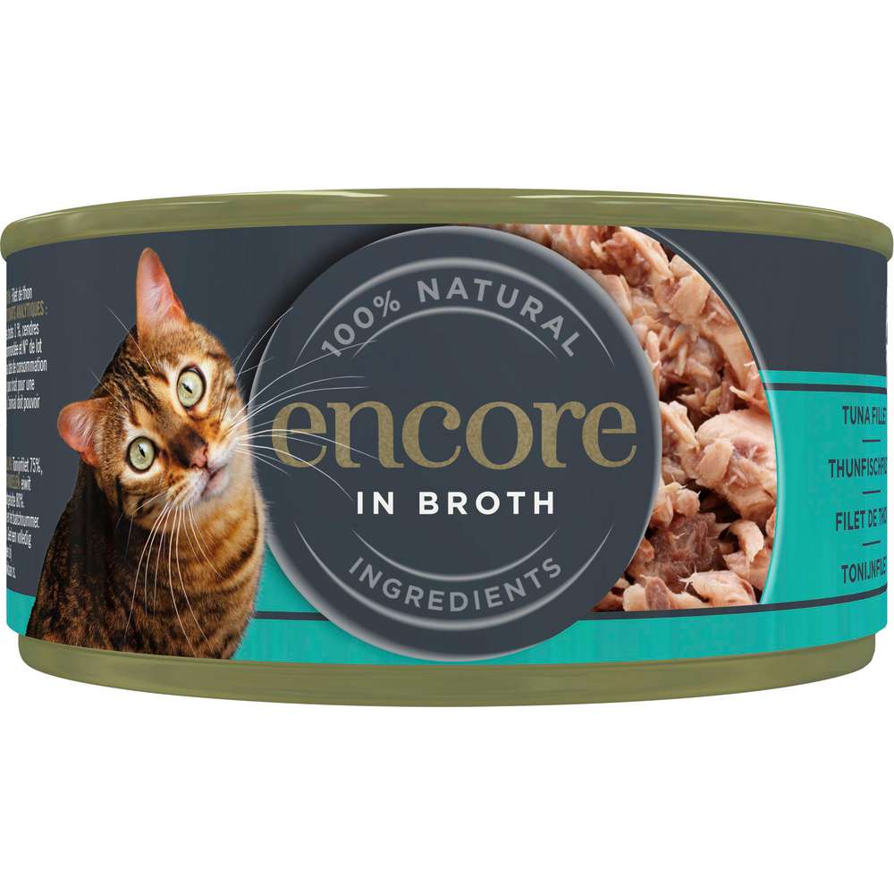 Produktabbildung Encore Katzen-Nassfutter, Thunfisch in Brühe