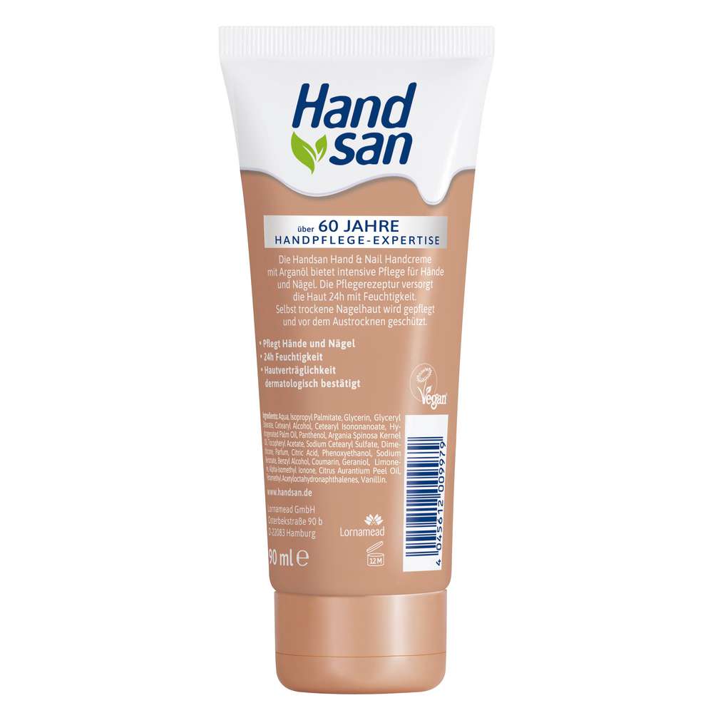 Produktabbildung Handsan Hand & Nagelcreme, Arganöl