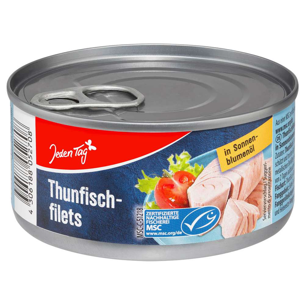 Produktabbildung Jeden Tag Thunfischfilet in Öl