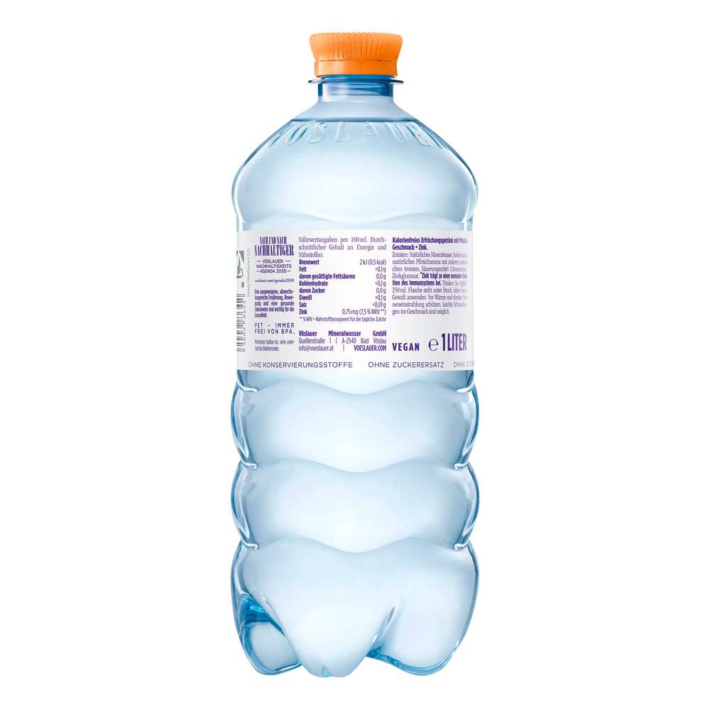 Produktabbildung Vöslauer Wasser mit Geschmack Pfirsich 