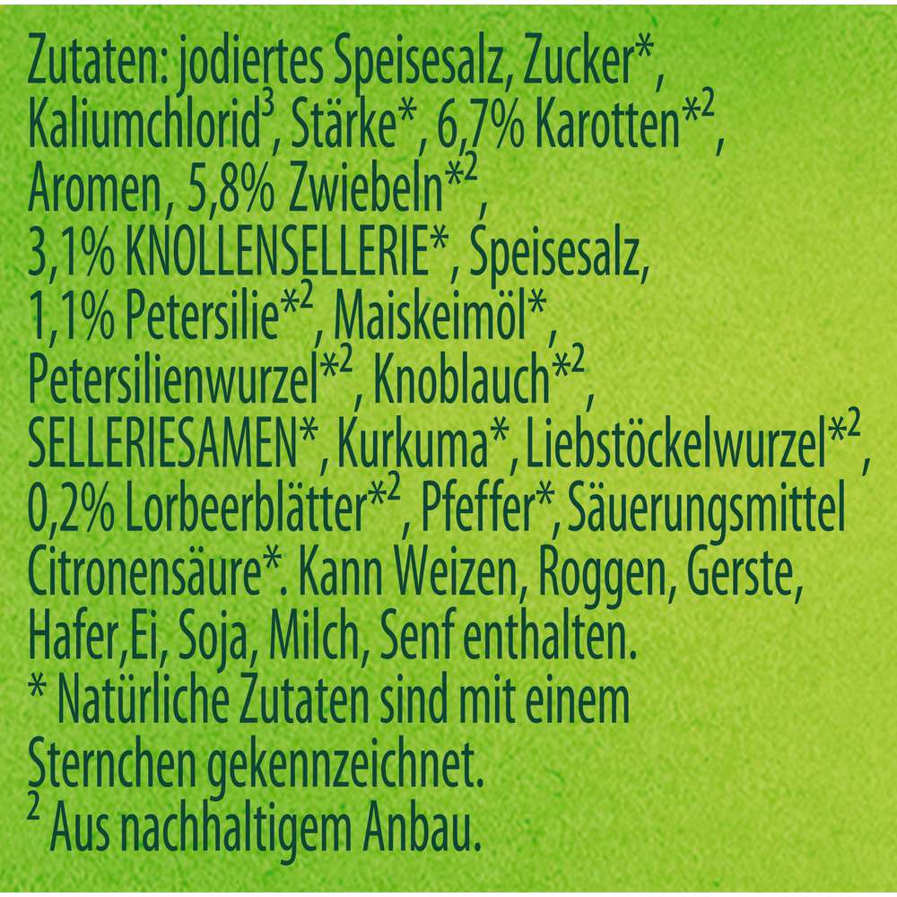 Produktabbildung Knorr Bouillon Gemüse
