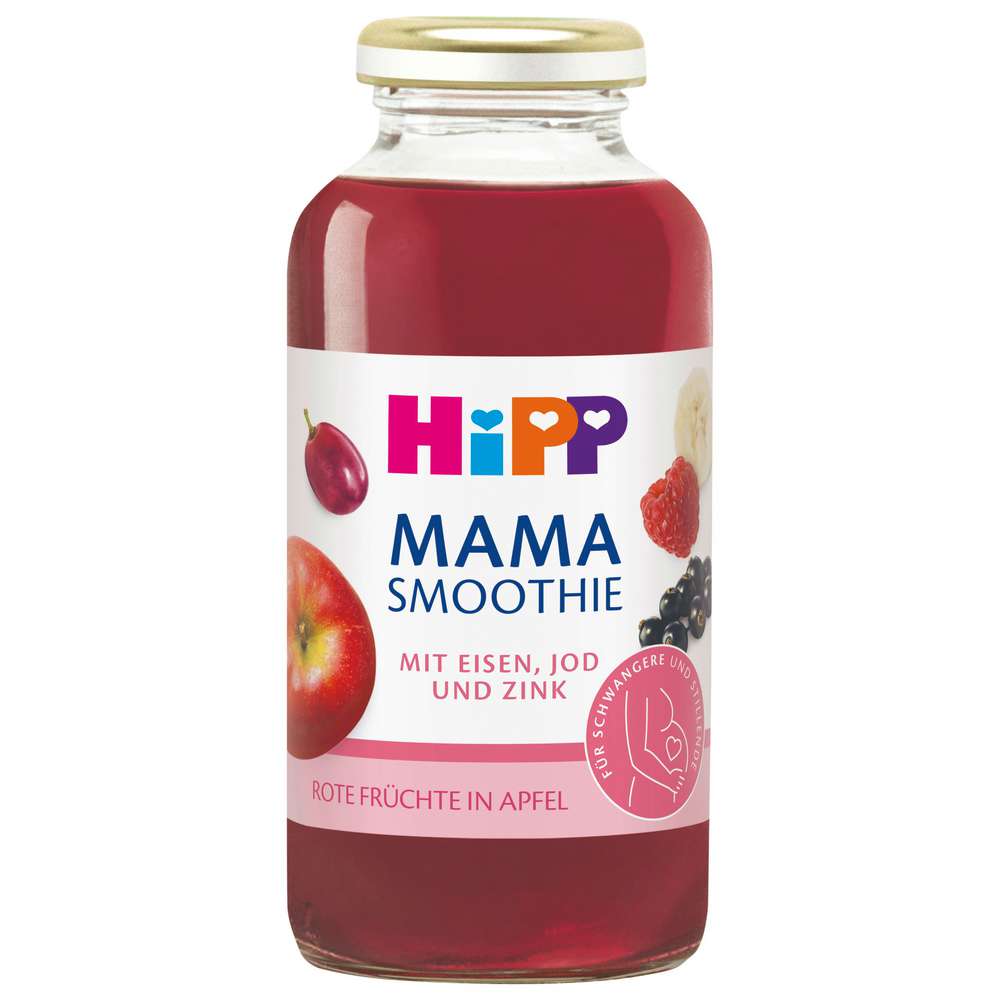 Produktabbildung Hipp Mama Still-Smoothie, Rote Früchte in Apfel