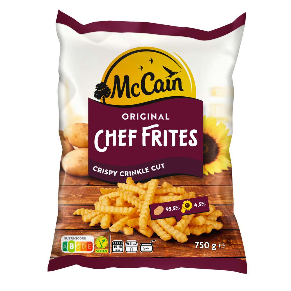 Produktabbildung McCain Chef Pommes Frites, tiefgekühlt