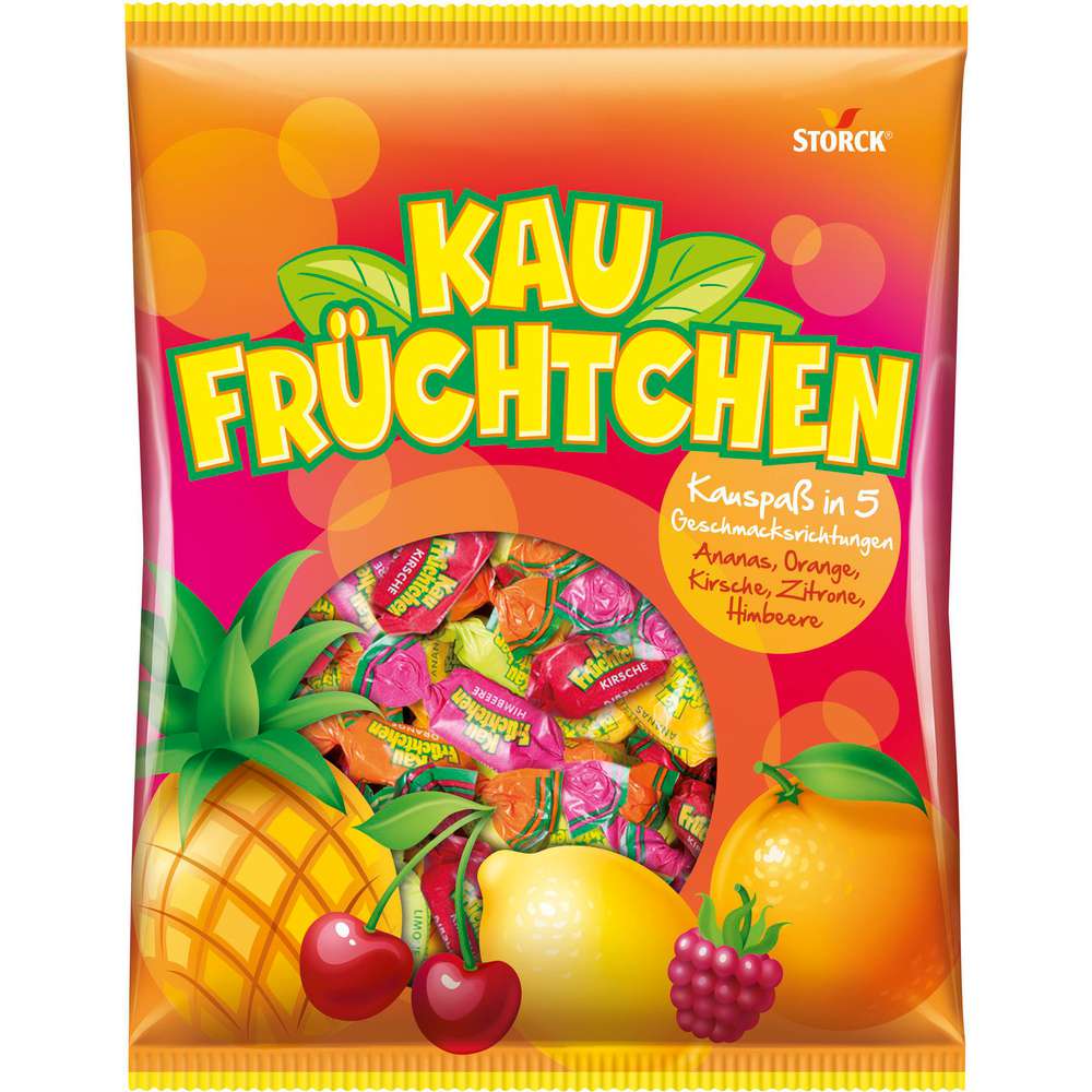 Produktabbildung Storck Fruchtige Kaubonbons, Kau Früchtchen