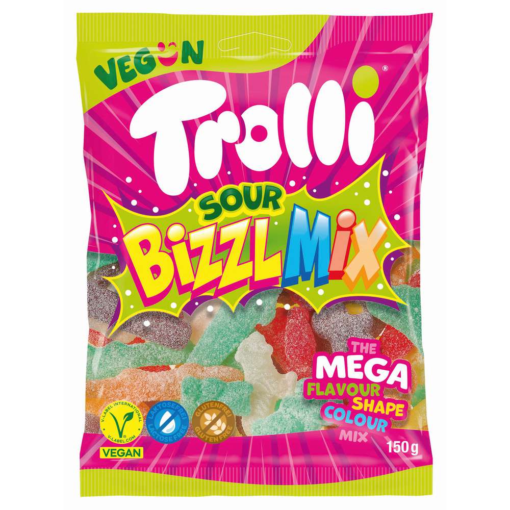 Produktabbildung Trolli Fruchtgummi Sour Bizzl Mix