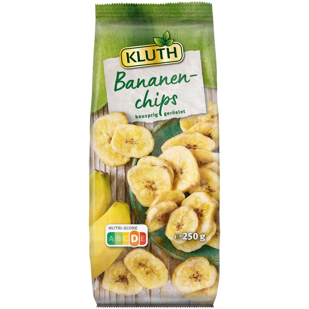 Produktabbildung Kluth Bananen-Chips, knusprig geröstet