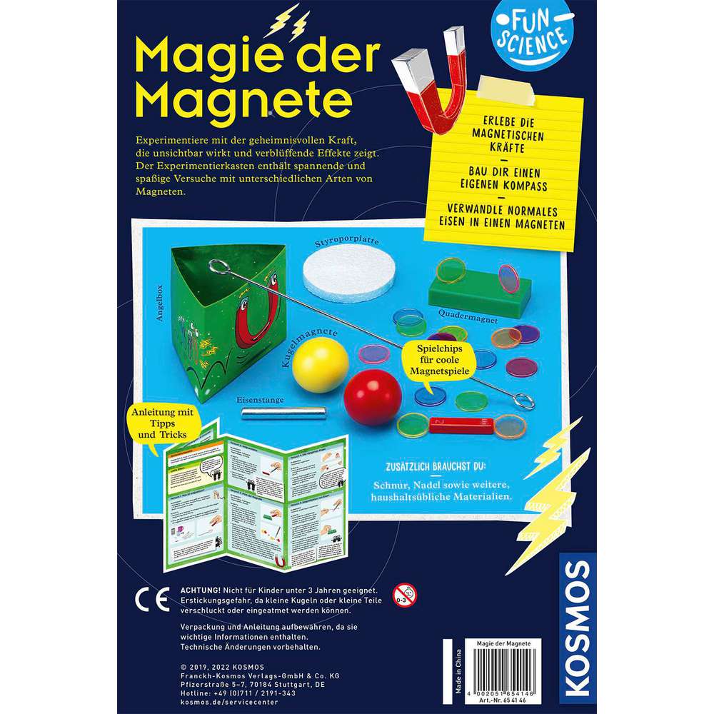 Produktabbildung Kosmos Fun Science, Magie der Magneten