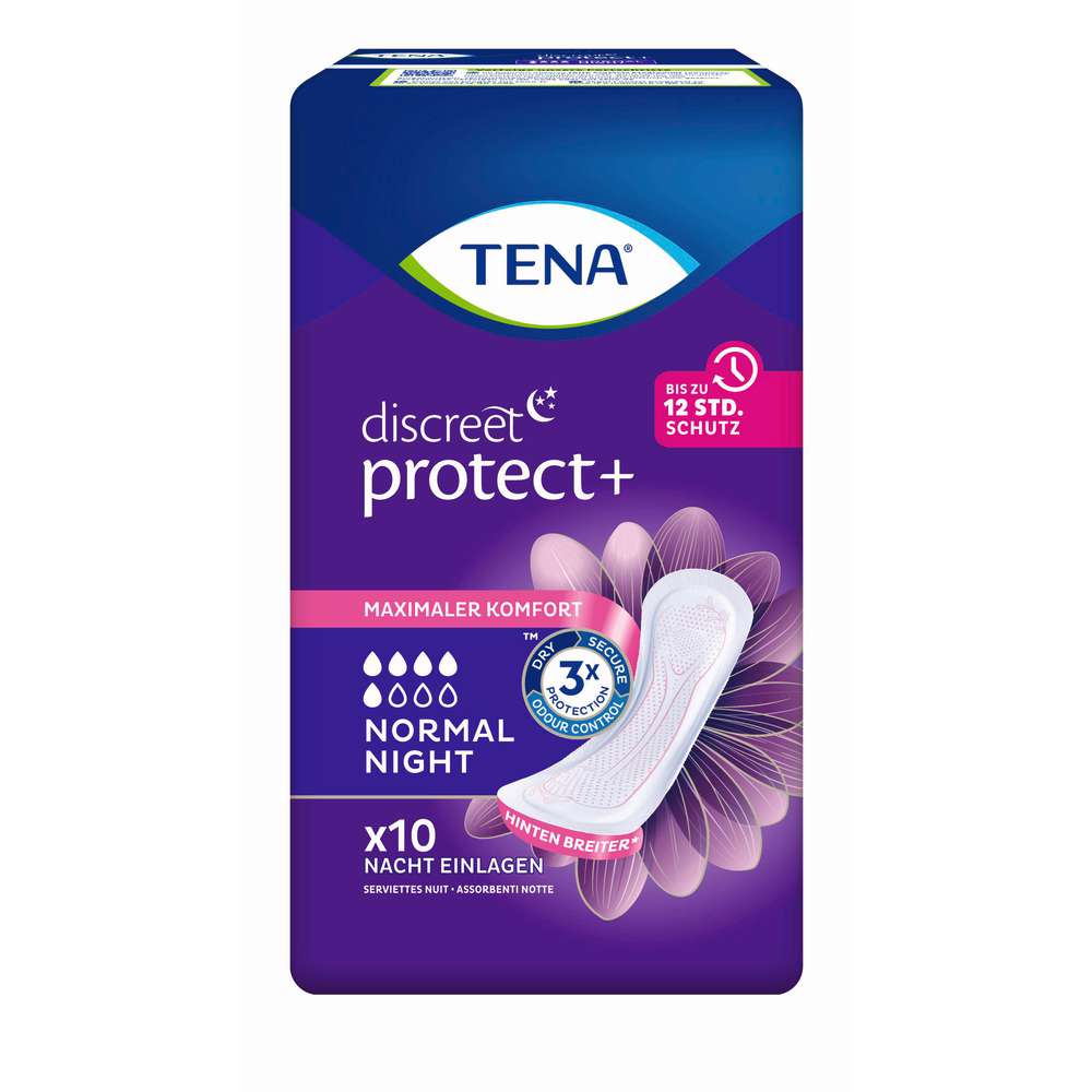 Produktabbildung Tena Discreet Inkontinenz Einlagen, Normal Night