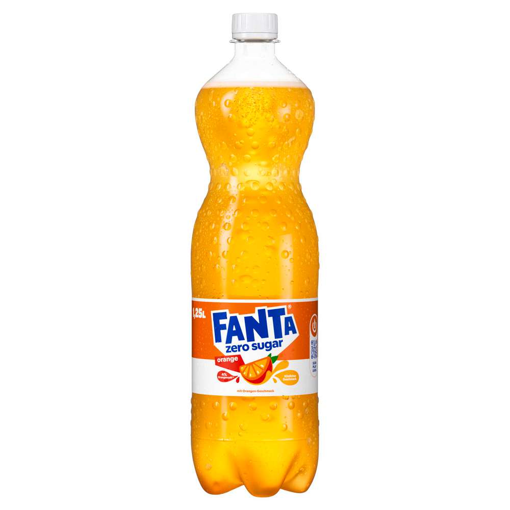 Produktabbildung Fanta Orangen-Limonade, zuckerfrei