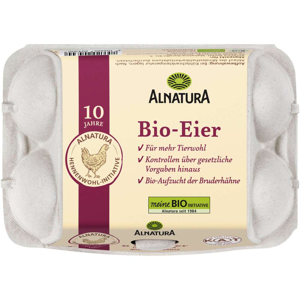 Produktabbildung Alnatura Bio Eier, Bruderküken Gr. M-L