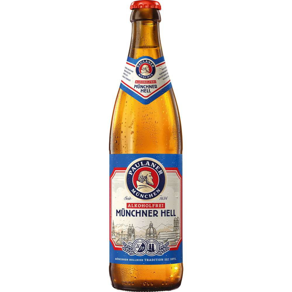 Produktabbildung Paulaner Münchner Hell Bier, alkoholfrei