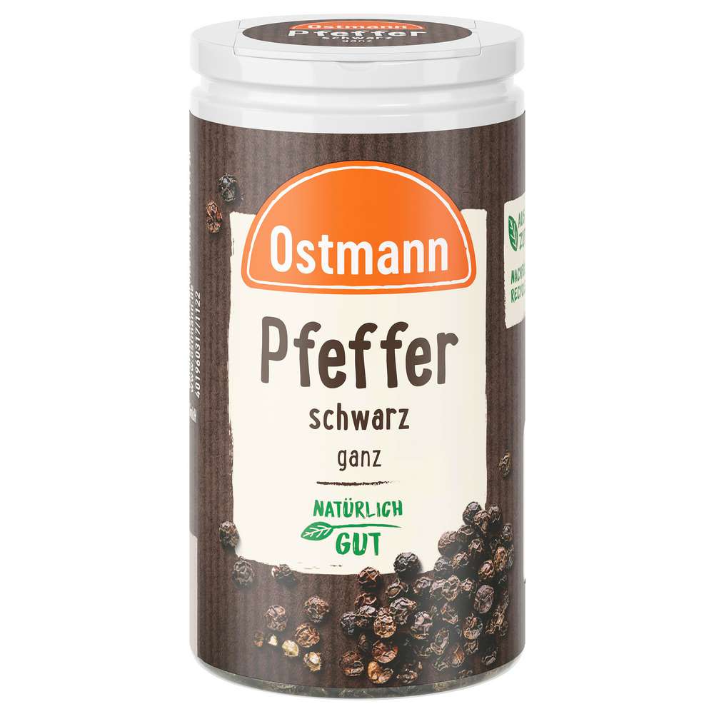 Produktabbildung Ostmann Pfeffer schwarz, ganz