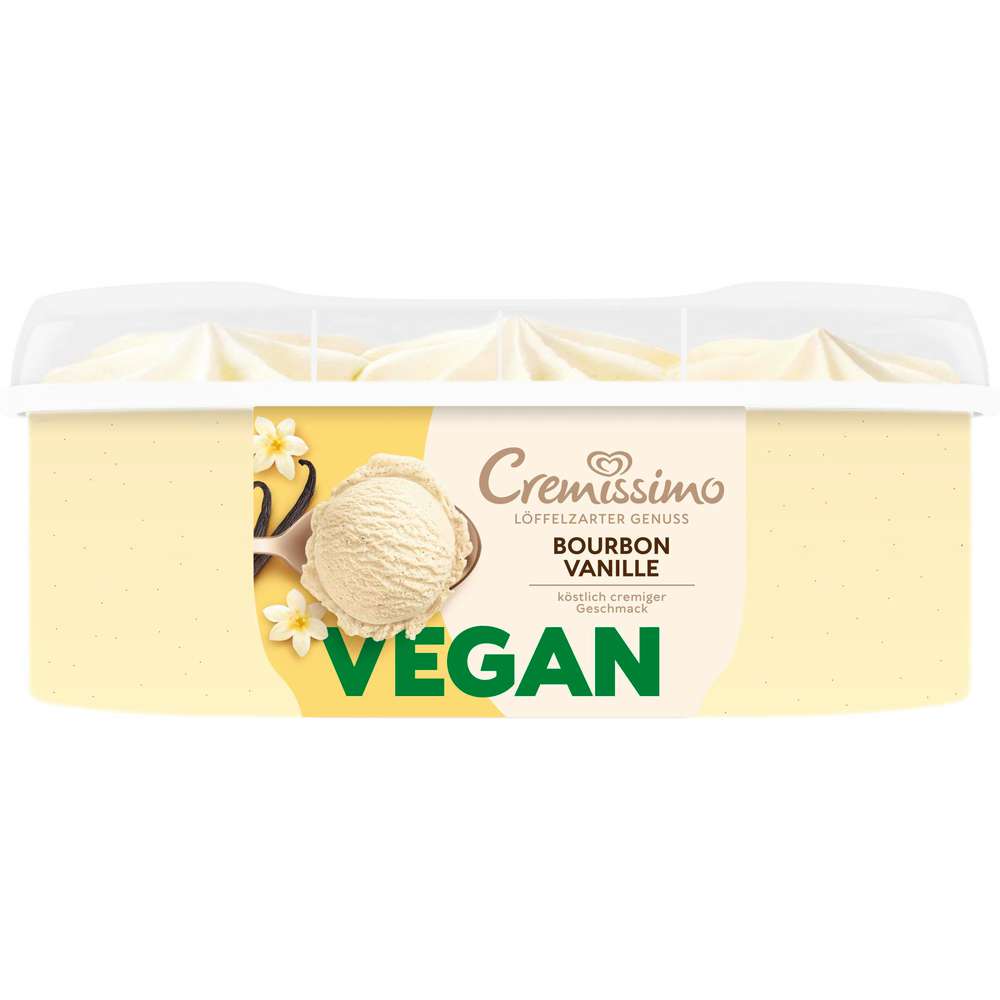 Produktabbildung Langnese Eis Cremissimo, Bourbon Vanille, vegan