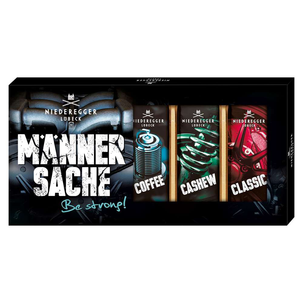 Produktabbildung Niederegger Marzipan Minibrote Be strong, Männersache