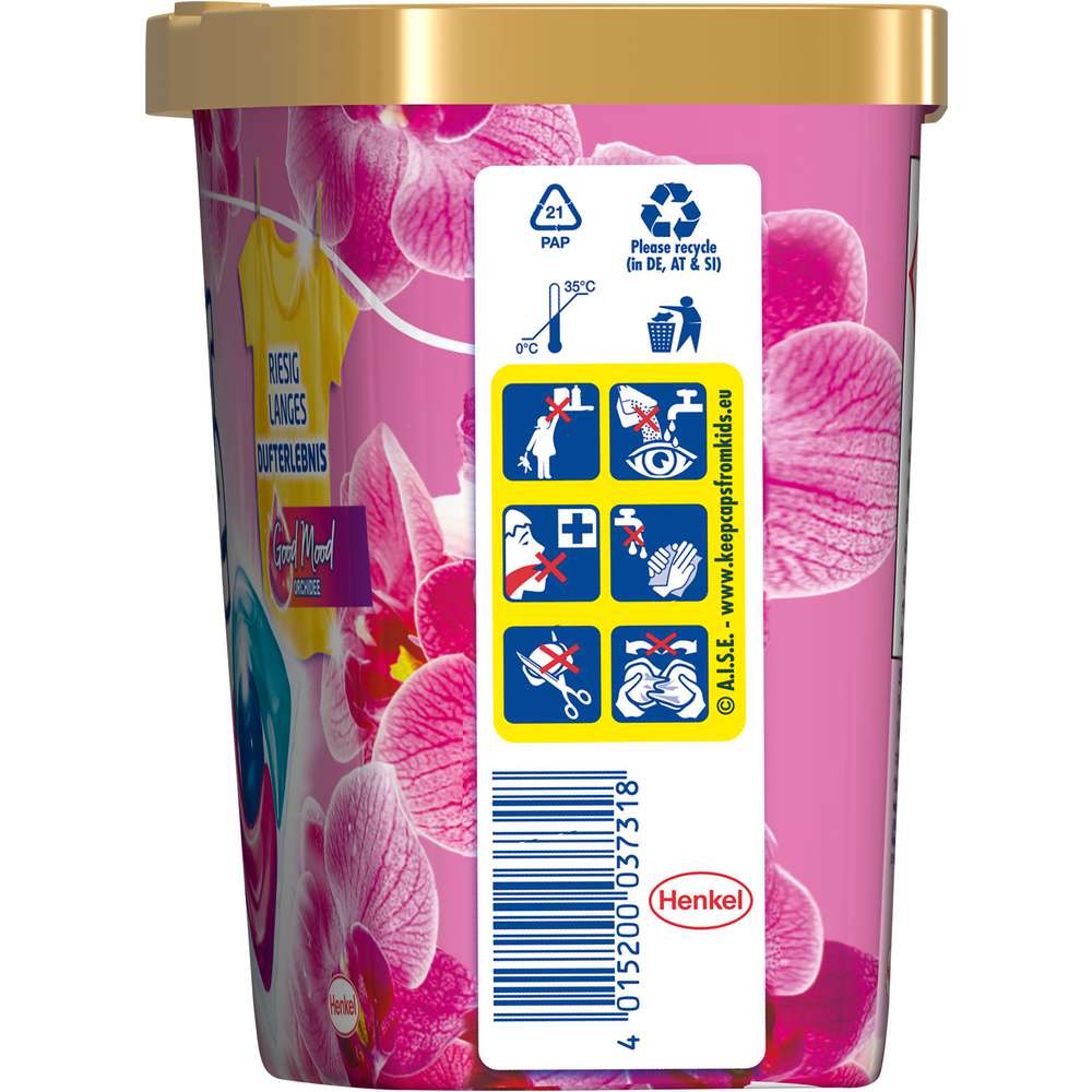 Produktabbildung Weißer Riese Color-Waschmittel Caps, Aromatherapie Orchidee