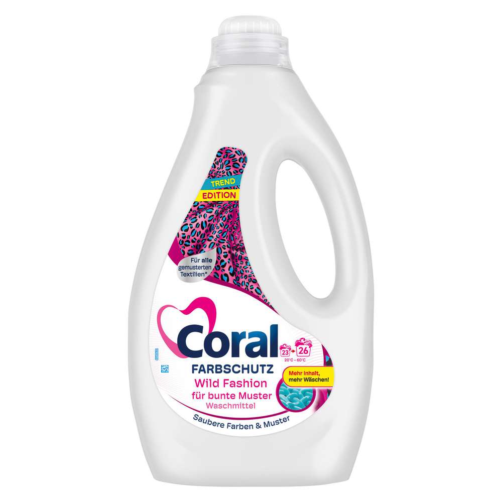 Produktabbildung Coral Color-Waschmittel flüssig, Wild Fashion