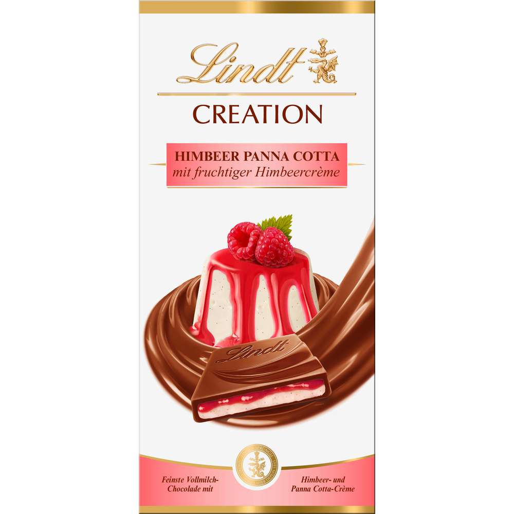 Produktabbildung Lindt Creation Tafelschokolade, Himbeer Panna Cotta