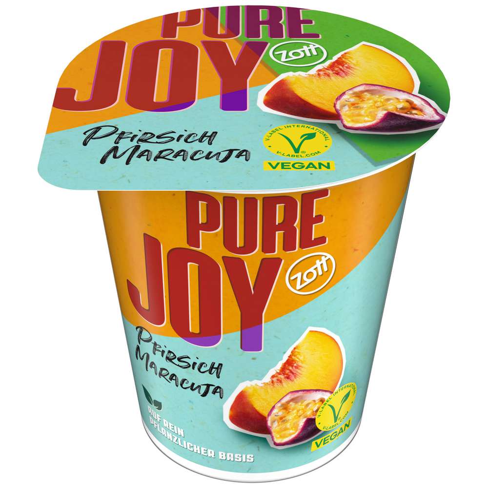 Produktabbildung Zott Pure Joy Pfirsich Maracuja Joghurtalternative