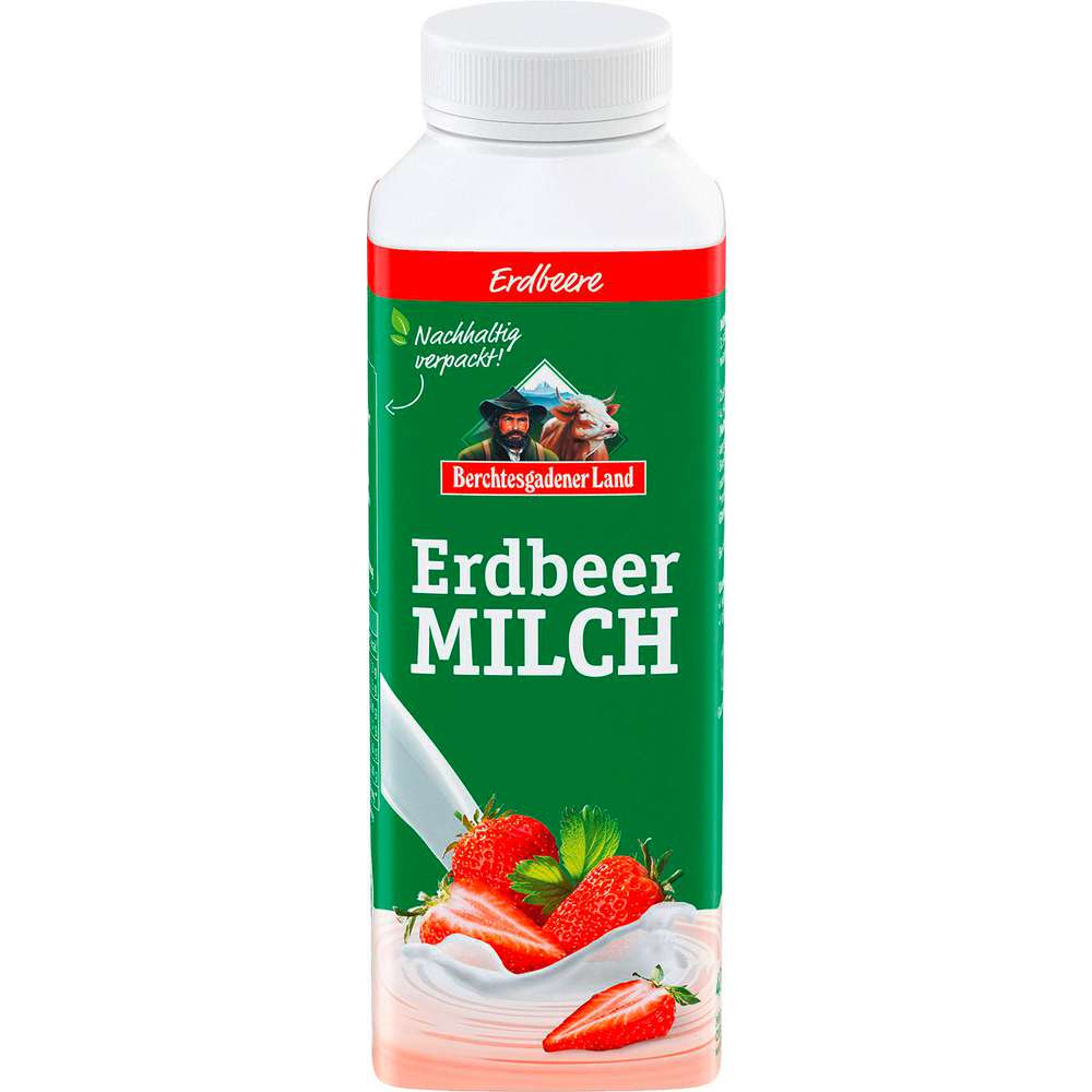 Produktabbildung Berchtesgadener Land Trinkmilch, Erdbeer