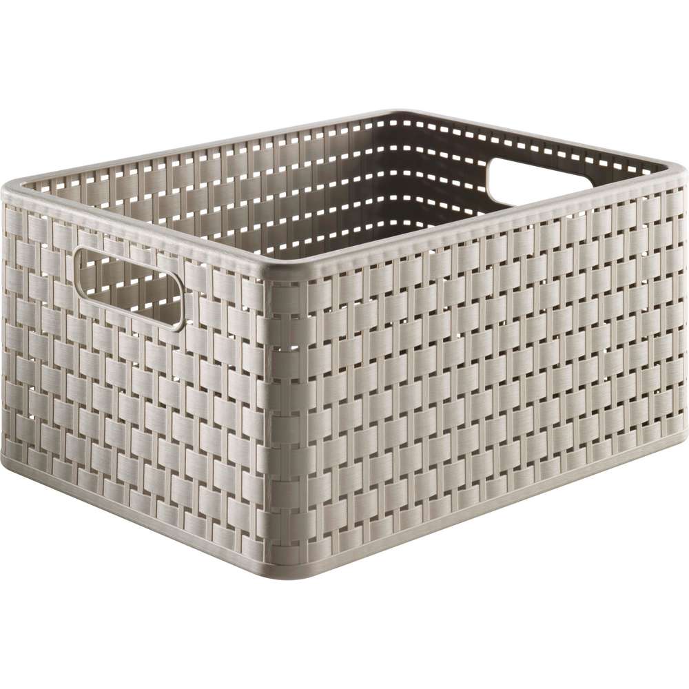 Produktabbildung Rotho Korb A4 Country Cappuccino, 18l