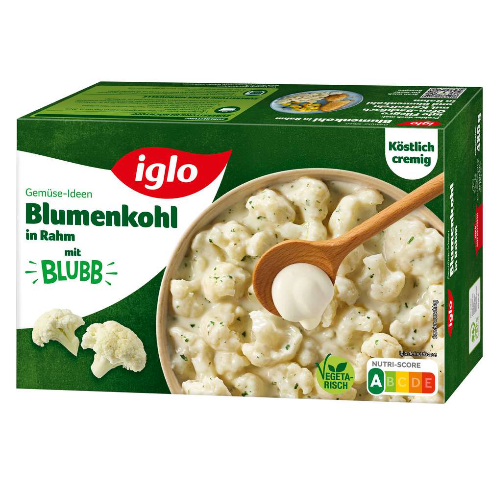 Produktabbildung Iglo Rahm-Gemüse Blumenkohl, tiefgekühlt