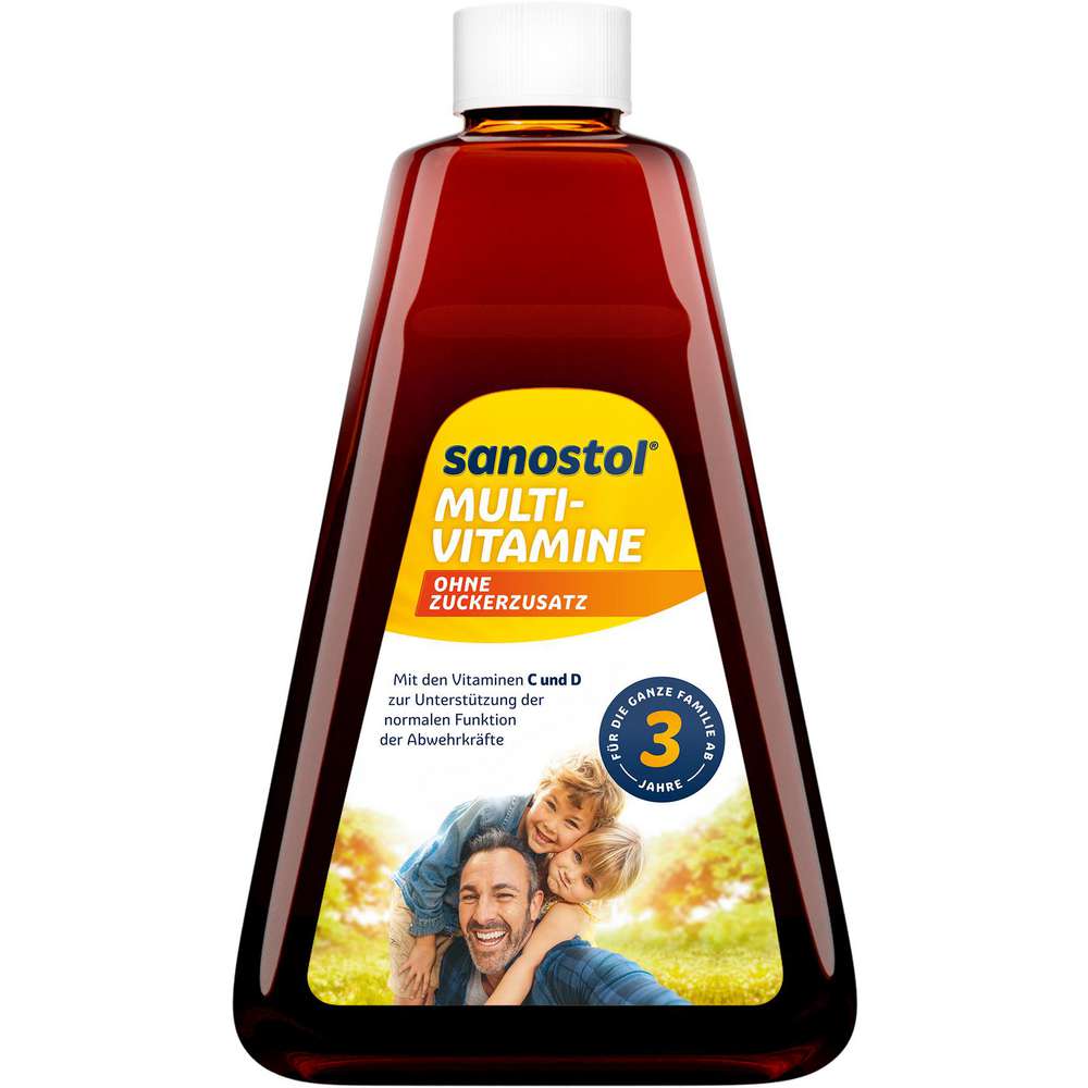 Produktabbildung Sanostol Multi-Vitamine ohne Zuckerzusatz, Orangengeschmack