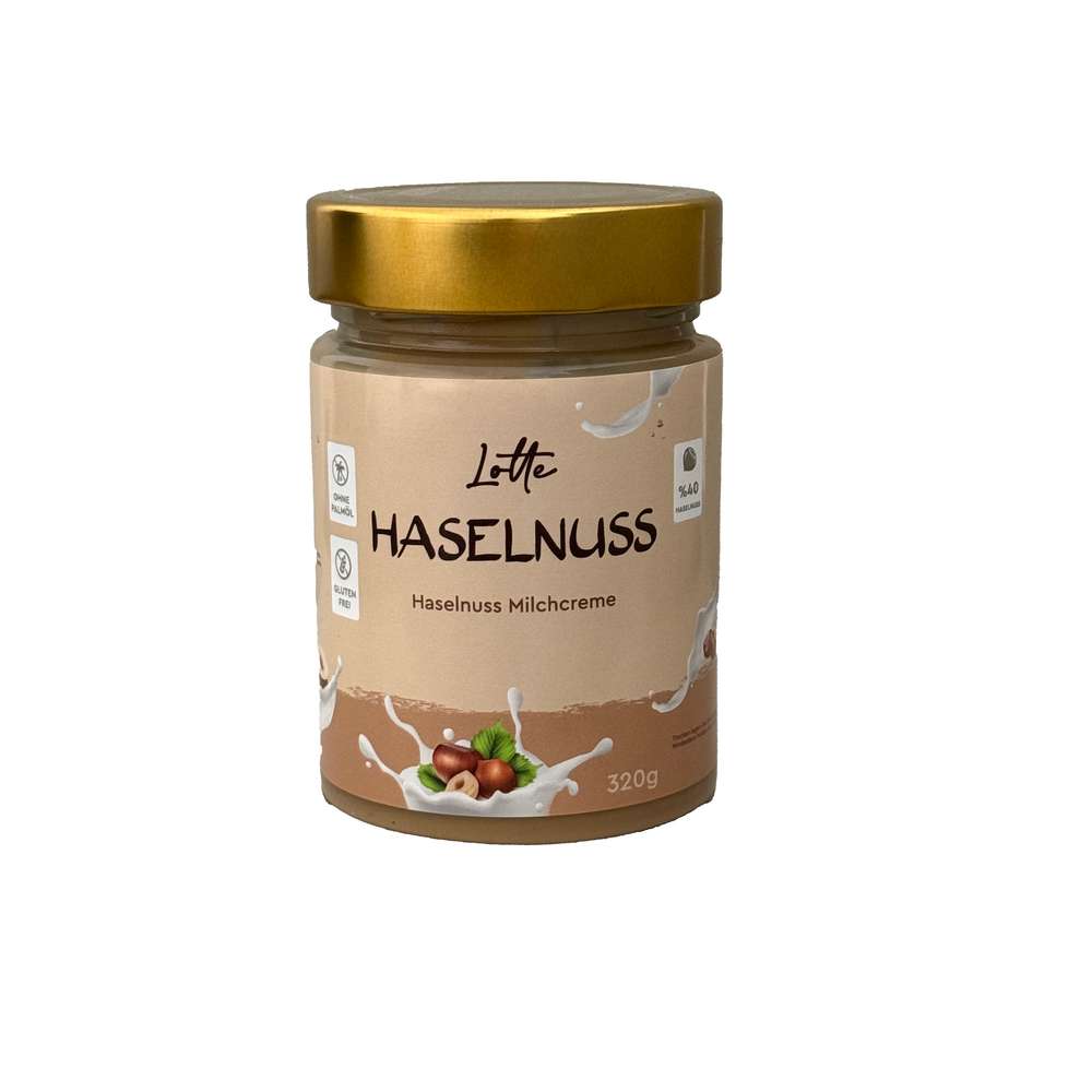 Produktabbildung Lotte Aufstrich Haselnuss-Milchcreme