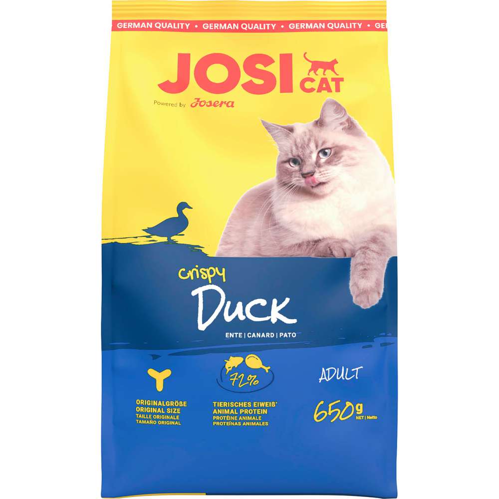 Produktabbildung JosiCat Katzen-Trockenfutter, Crispy Duck