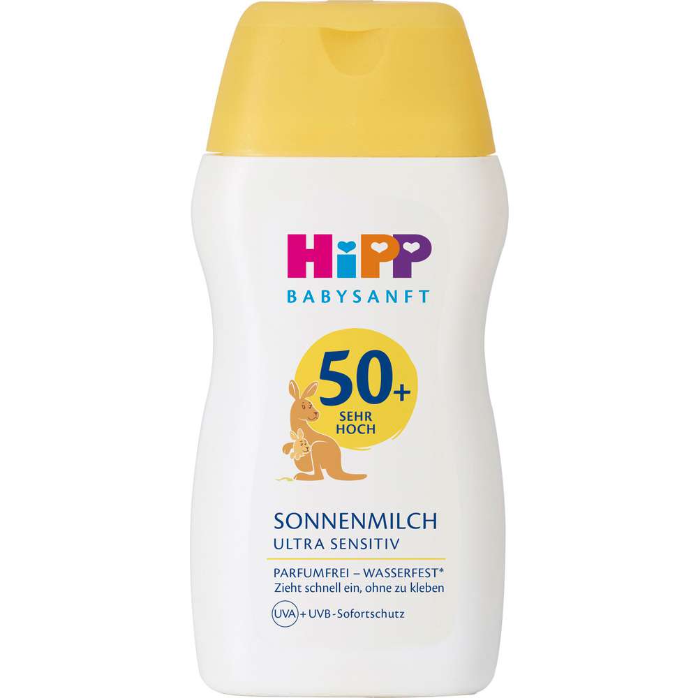 Produktabbildung Hipp Babysanft Sonnenmilch LSF50+