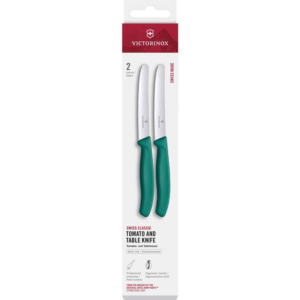 Produktabbildung Victorinox Tomaten-& Tafelmesser grün, 2er Set