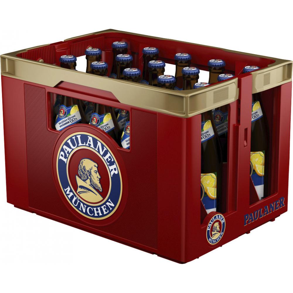 Produktabbildung keine Marke Paulaner Weißbier  Zitrone 0,0%, 0,5l