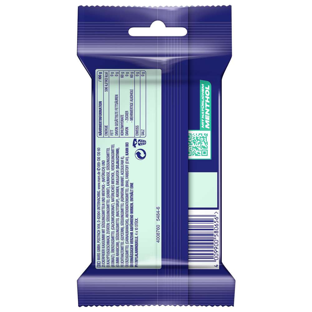 Produktabbildung Airwaves Kaugummi Menthol-Eukalyptus